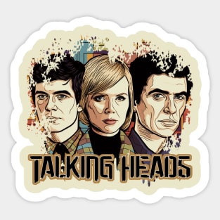 TALKING HEADS Sticker